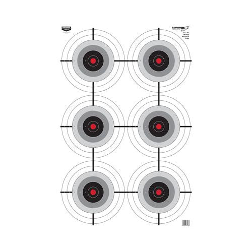 Eze-Scorer Multi-Bull's-Eye 23" x 35" - Per 5