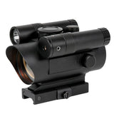 Vism Red Dot Sight-Green Laser-Led FL-QR Mount