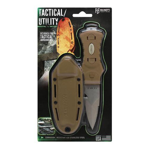 Tactical Samish Stiletto Knife 3" - Coyote