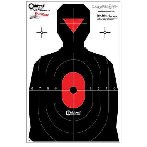 Silhouette Dual Zone Target - 8 Pack