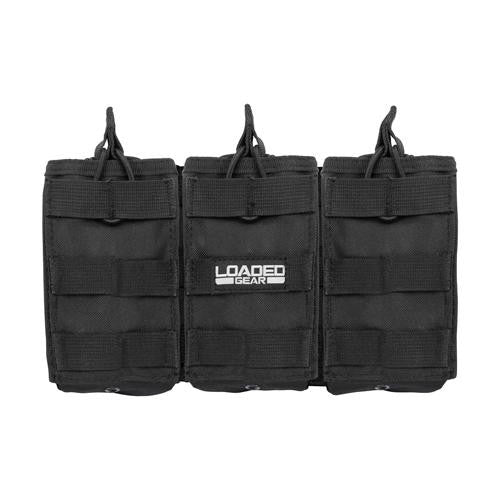 Loaded Gear CX-200 Triple Magazine Pouch - Black