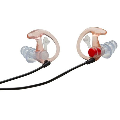 EP4 Sonic Defender Earplugs, Clear - Small, 1 Pair