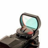 Red Reflex Sight - 4 Reticles, QR Mount, Black, Red