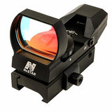 Red Reflex Sight - 4 Reticles, QR Mount, Black, Red