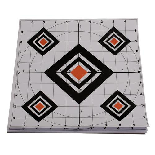 Paper Target - Black Diamond, 10x10, Per 10