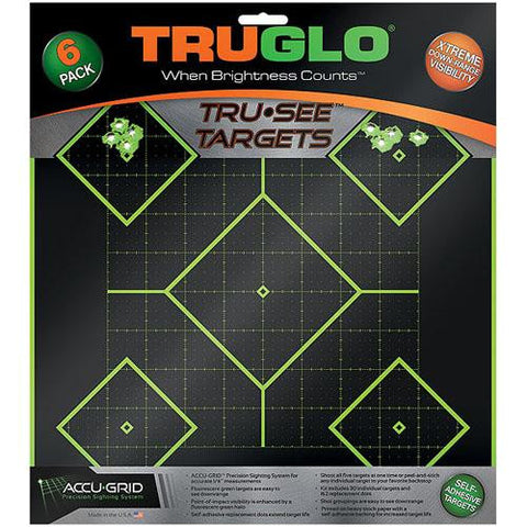 5 Diamond Target 12x12 - 6 Pack