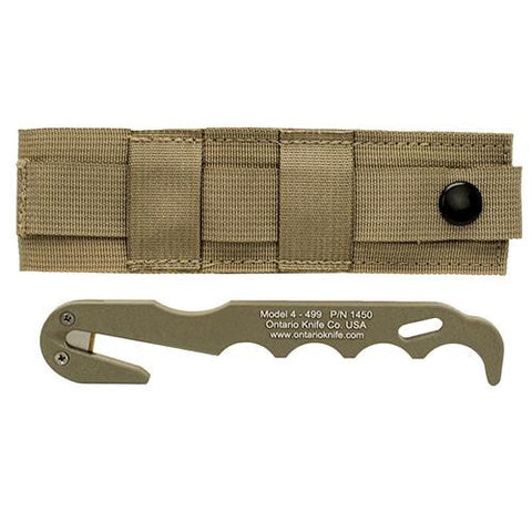 Strap Cutter - Model 4, 499 Tan w-Sheath