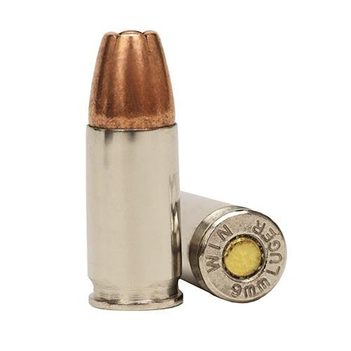 9mm Luger - W Defend Reduced Recoil, 147 Grains, Jacketed Hollow Point, Per 20