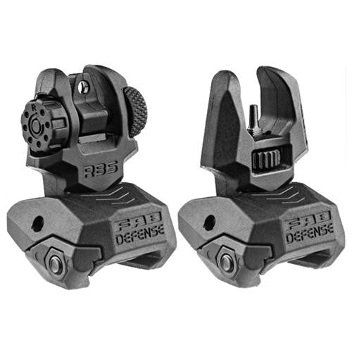 Front and Rear Polymer Flip-up Sights