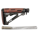 AR15 OMC Buttstock Assembly - Mil-Spec Red Lava