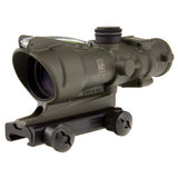 ACOG 4x32 - Dual Illuminated, Green Crosshair w-Flattop Mount, Cerakote, OD Green