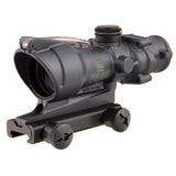 ACOG 4x32 - Dual Illuminated, Crosshair w-Flattop Mount, Cerakote, Sniper Gray