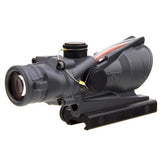 ACOG 4x32 - Dual Illuminated, Crosshair w-Flattop Mount, Cerakote, Sniper Gray