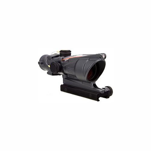 ACOG 4x32 - Dual Illuminated, Crosshair w-Flattop Mount, Cerakote, Sniper Gray