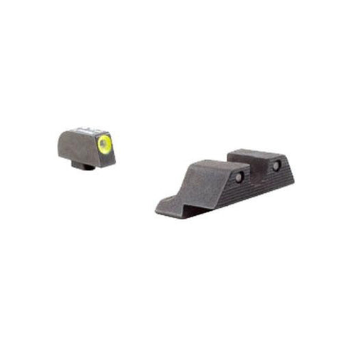 Glock HD Night Sight Set - Glock 42, Yellow Front Outline