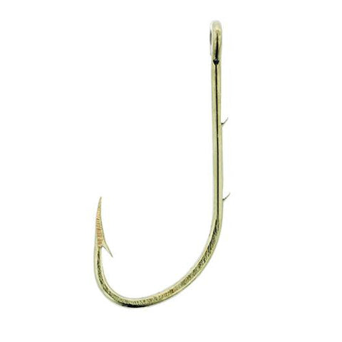 Baitholder 2 Slices Offset Hook, Bronze - Size 4-0 (Per 8)