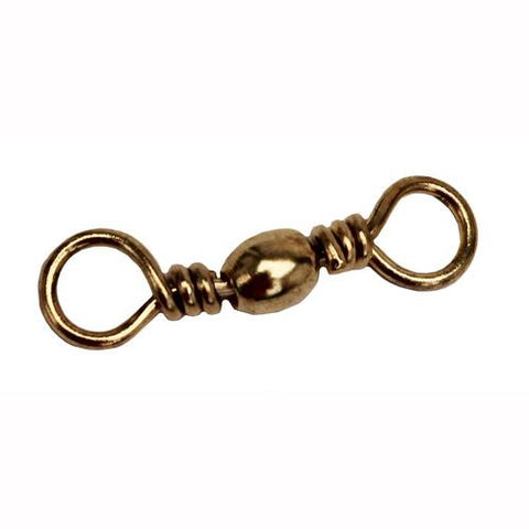 Brass Barrel Swivel - Size 10 (Per 12)