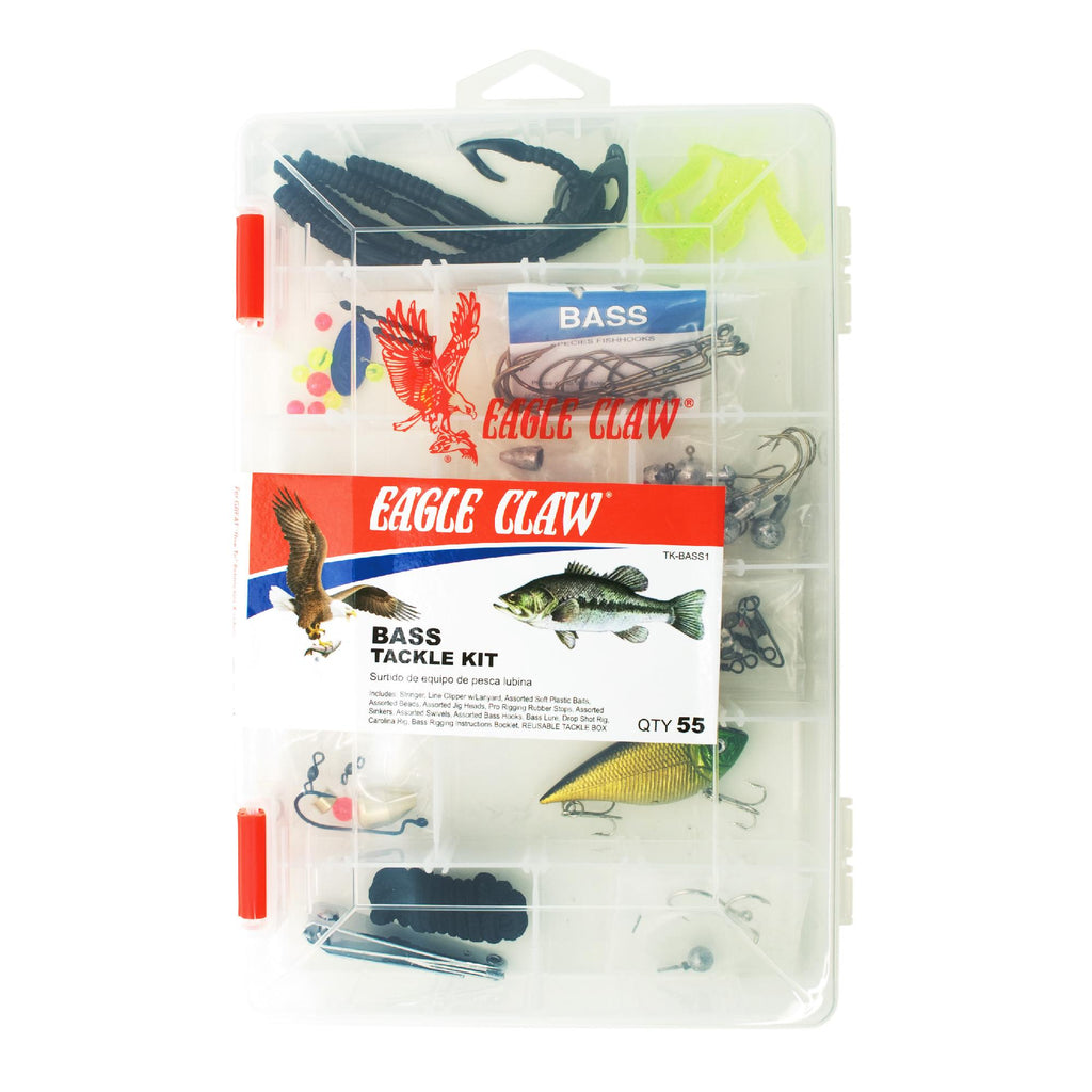 Bass Tackle Kit 55 Pieces