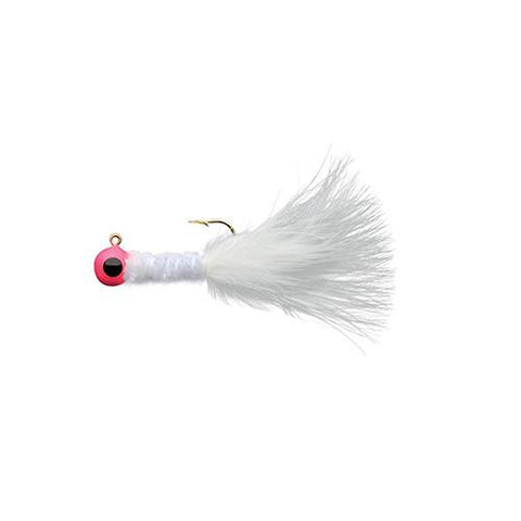 Crappie Jig 1-32 oz - Pink-White