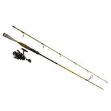 Powerlght Spinning Combo - 6'6" Length, 2 Piece Rod, 4-10 lb Line Rate, 1-16-3-8 oz Lure Rate