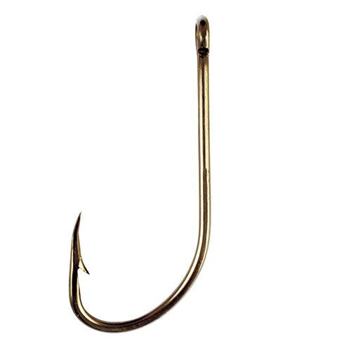 Plain Shank Offset Hook, Bronze - Size 3-0 (Per 40)