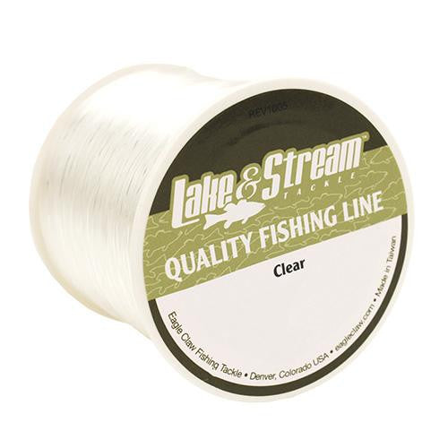 Lake & Stream Mono Line, Clear - 670 yds, 8 lbs