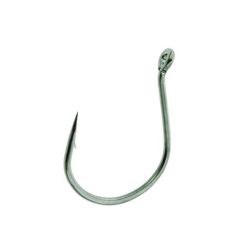 Lazer Wide Gap Wacky Worm Hook, Platinum Black - Size 1-0 (Per 5)