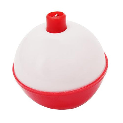 Snap-On Round Floats, Red-White - Size 2", Bulk(Per 50)