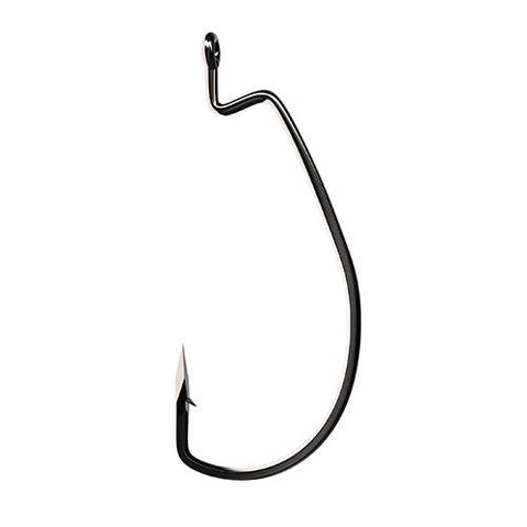 Trokar Magworm Hook, Platinum Black - Size 4-0 (Per 5)