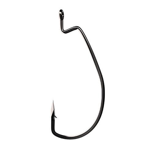 Trokar Magworm Hook, Platinum Black - Size 7-0 (Per 4)