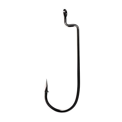 Trokar Worm Hook HD, Platinum Black - Size 4-0 (Per 5)