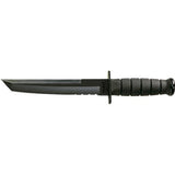 Tanto, Black - Serrated Edge