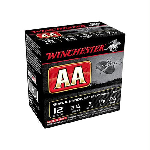 AA Super-Handicap Load - 12 Gauge, 2 3-4", 1-1-8oz 7.5 Shot, (Per 25)