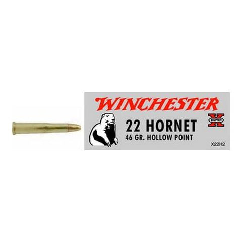 22 Hornet - Super-X, 46 Grains, Jacketed Hollow Point, Per 50