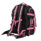 Tactical Backpack - Black w-Pink