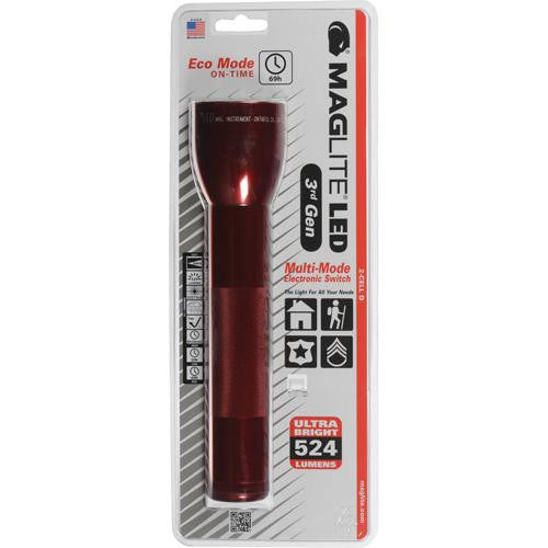 ML300L LED 2 Cell D Flashlight - Clam Package, Red