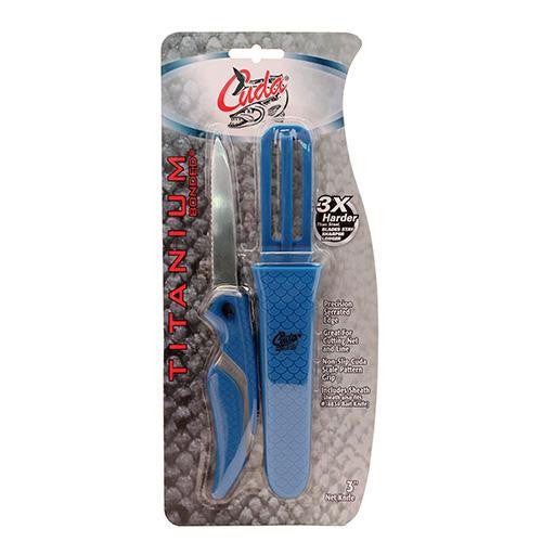 3" Serrated Net Knife w-Sheath