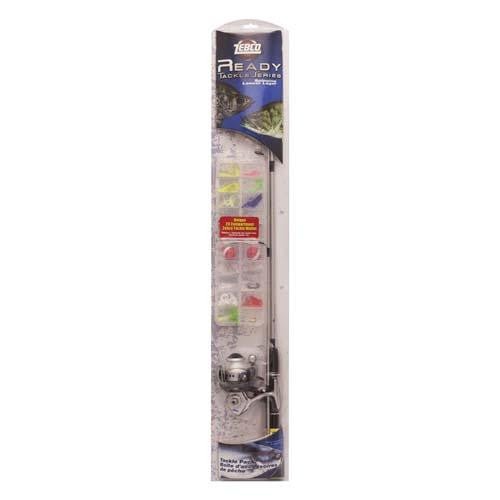 Ready Tackle Spincast Combo - 5'6" Length, 2 Piece Rod, 3.0:1 Gear Ratio, Medium-Light Action. Right Hand