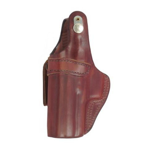 3S Pistol Pocket Leather Holster - Plain Tan, Size 05, Right Hand