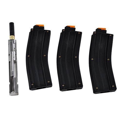 22 LR AR Conversion Kit, Bravo, 3 10 Rounds Magazine, Gray