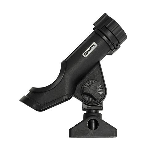 Rod Holder - Powerlock, Black w-0241 Side-Deck Mount