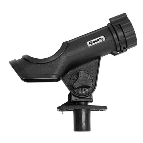 Powerlock Rod Holder - with 0244 Flush Deck Mounts, Black