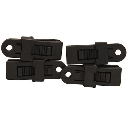 Tarp Clip - Black, 4 Pack