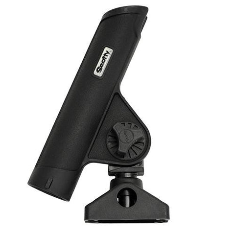 Rod Holder - Rodmaster II, Black w-0241 Side-Deck Mount