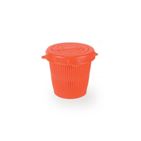 Vented Crab Diner Bait Jar - with Lid, 1-2 Liter