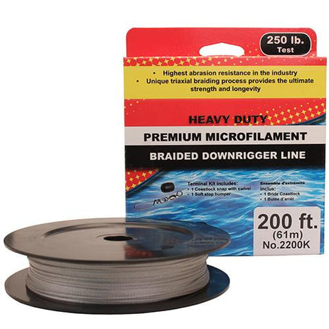 PBF Downrigger Line - 250 lb Test, 200 Feet Spl Kit