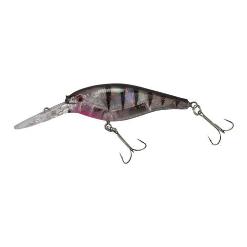 Flicker Shad Pro Flash Hard Bait - 2" Length, 9'-11' Swimming Depth, 2 Hooks, Flashy Ghost, Per 1