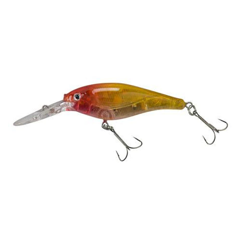 Flicker Shad Pro Flash Hard Bait - 2 3-4" Length, 11'-13' Swimming Depth, 2 Hooks, Flashy Clown, Per 1