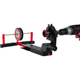 Portable Line Spooling Station, Black-Red