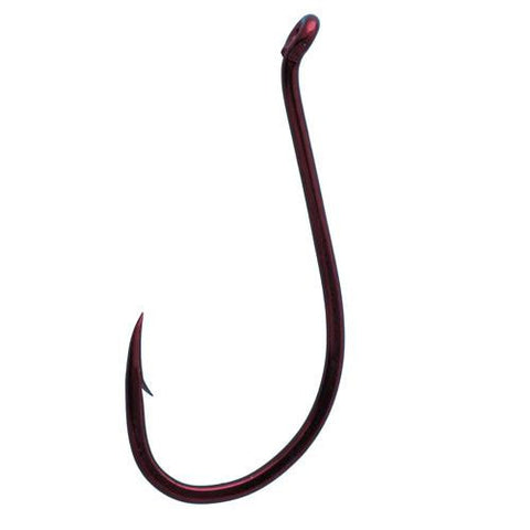 Octopus Hook - Size 2-0, Red, Per 6